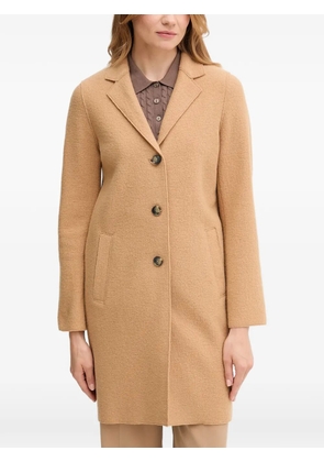 OUI notched-collar button coat - Brown