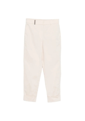 Peserico cuffed-hem trousers - Neutrals