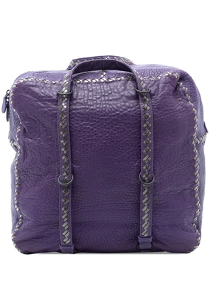 Bottega Veneta Pre-Owned 2012-2025 Intrecciato Trimmed Leather handbag - Purple