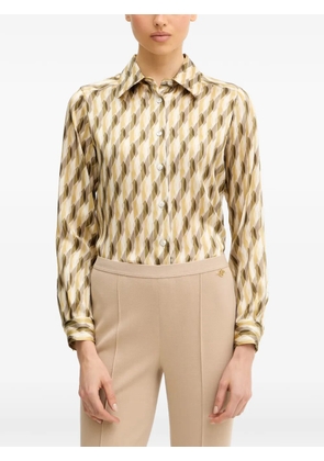 LUISA SPAGNOLI Belpasso geometric pattern shirt - Green