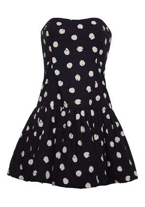 Cara Cara polka-dot ruffled dress - Black