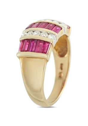 LB Exclusive ruby and diamond ring - Gold