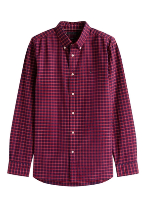 Tommy Hilfiger long-sleeved check shirt - Red
