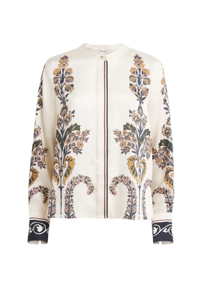 Veronica Beard Hoku floral blouse - Neutrals