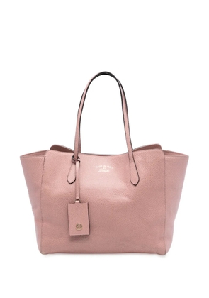 Gucci Pre-Owned 2016-2025 Medium Leather Swing tote bag - Pink