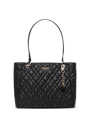 GUESS USA Isemay quilted shoulder bag - Black