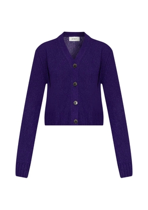 Lisa Yang button V-neck cardigan - Purple