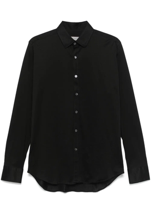 Canali lightweight-jersey shirt - Black
