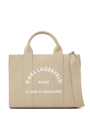 Karl Lagerfeld medium Rue St-Guillaume tote bag - Neutrals