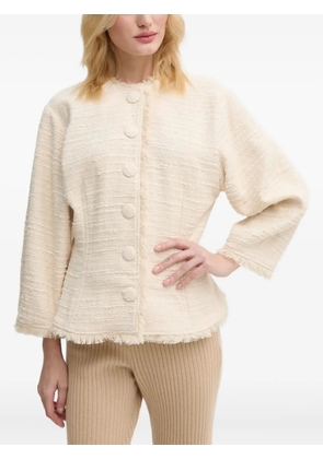 By Malene Birger button fringed jacket - Neutrals