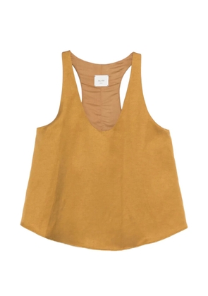Alysi V-neck racerback top - Brown