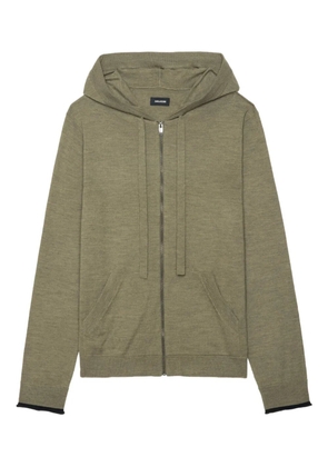 Zadig&Voltaire Clash zip-up hoodie - Green