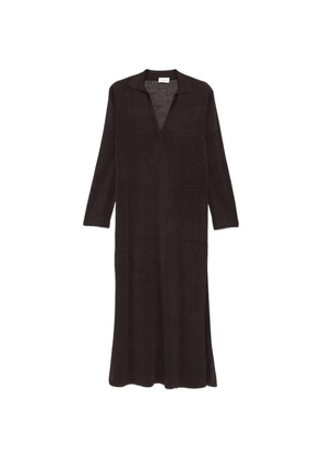 P.A.R.O.S.H. V-neck maxi dress - Brown