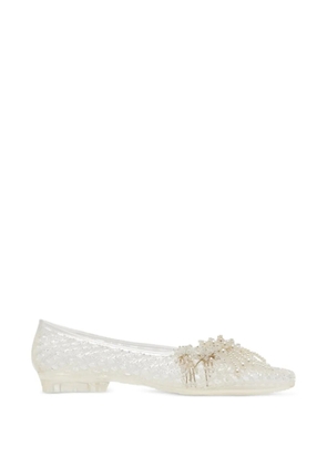 HEAVENLY JELLY Muse ballet flats - White