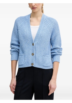 OUI button pocket cardigan - Blue