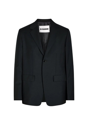 Jil Sander notched pocket blazer - Blue