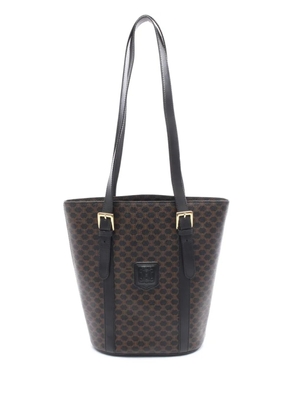 Celine Pre-Owned 20th Century Macadam Coated Canvas tote bag - Black