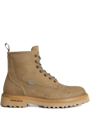 Woolrich lace-up zip boots - Neutrals