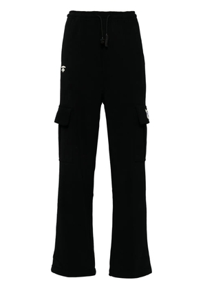 A BATHING APE® logo cargo trousers - Black
