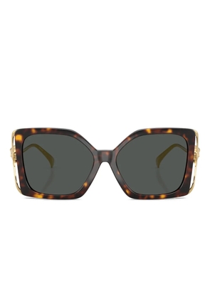 Versace Eyewear butterfly-frame sunglasses - Brown