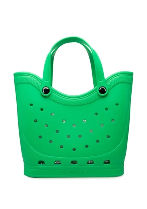 Balenciaga Pre-Owned 2022 Crocs Large Rubber tote bag - Green