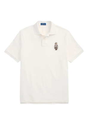 Polo Ralph Lauren Polo Bear-embroidered polo shirt - White
