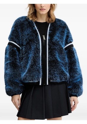 GUESS USA Katia striped-trim jacket - Blue