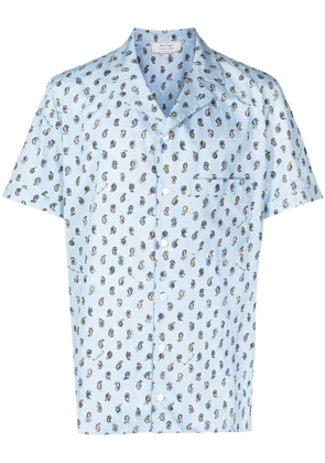 Nick Fouquet printed shirt - Blue
