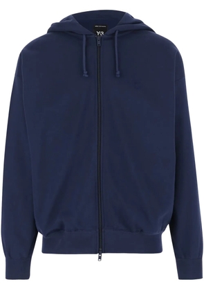 Y-3 zip-up hoodie - Blue