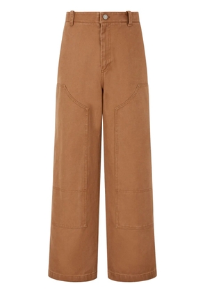 TOMBOY oversized pocket cotton pants - Brown