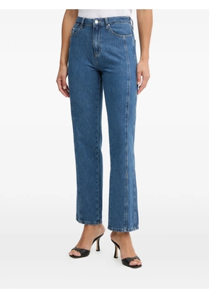 Karl Lagerfeld five-pocket logo-patch jeans - Blue