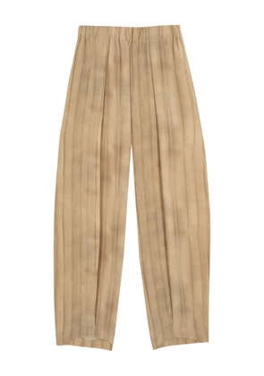 Cortana Fedra pleated print trousers - Neutrals