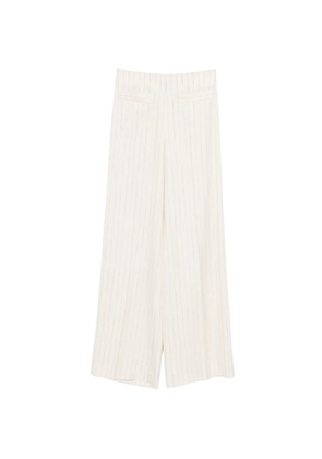 SANDRO striped palazzo pants - Neutrals