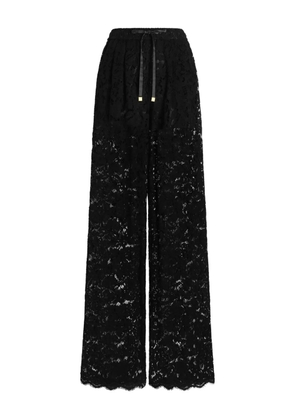Dolce & Gabbana lace drawstring trousers - Black