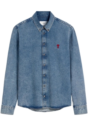 AMI Paris Ami de Coeur buttoned shirt - Blue