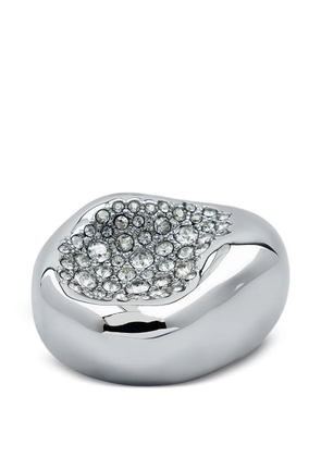 Alexis Bittar Solanales crystal pebble ring - Silver