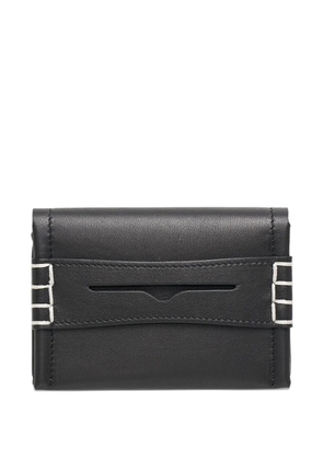 JW Anderson loafer folding card holder - Black