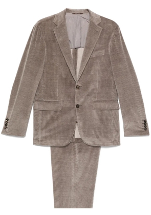 Canali corduroy suit - Brown