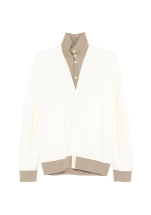 CROQUIS layered cardigan - Neutrals