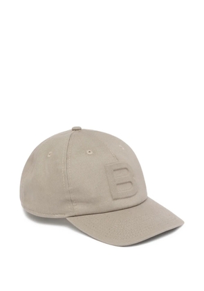 Bally debossed-logo cotton baseball cap - Grey