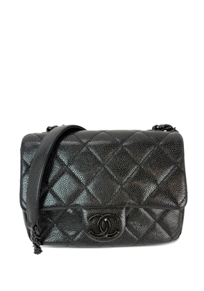 CHANEL Pre-Owned mini Incocognito diamond quilted cross body bag - Black