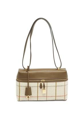 Loro Piana Pre-Owned Extra L27 tartan-pattern shoulder bag - Neutrals