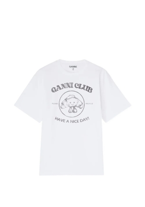 GANNI Club T-shirt - White
