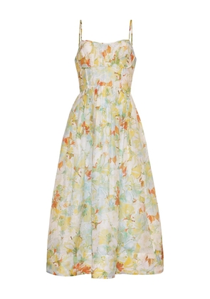 Cara Cara Alba floral-print midi dress - Blue