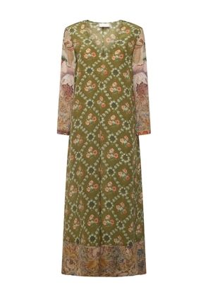 Pierre-Louis Mascia floral-print maxi dress - Green