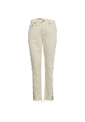 Polo Ralph Lauren Vintage studded trousers - Neutrals