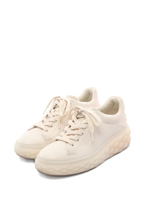 Jimmy Choo Pre-Owned 2010s leather sneakers - Neutrals