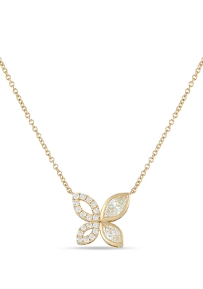 LB Exclusive diamond butterfly necklace - Gold