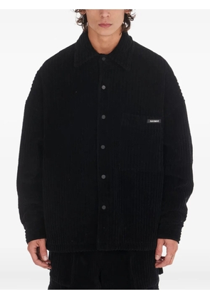 Nahmias corduroy padded shirt - Black