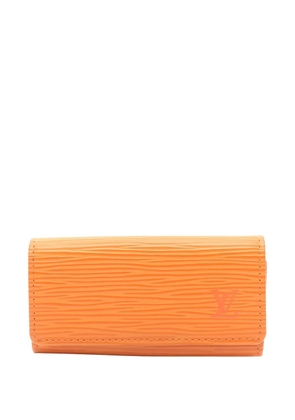 Louis Vuitton Pre-Owned 2004 textured leather key case - Orange